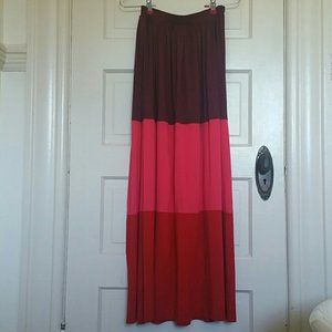 ASOS Colorblock Maxi Skirt Size 4